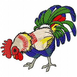 Chickens And Roosters Embroidery Design 12 Chickens And Roosters Embroidery Design 12